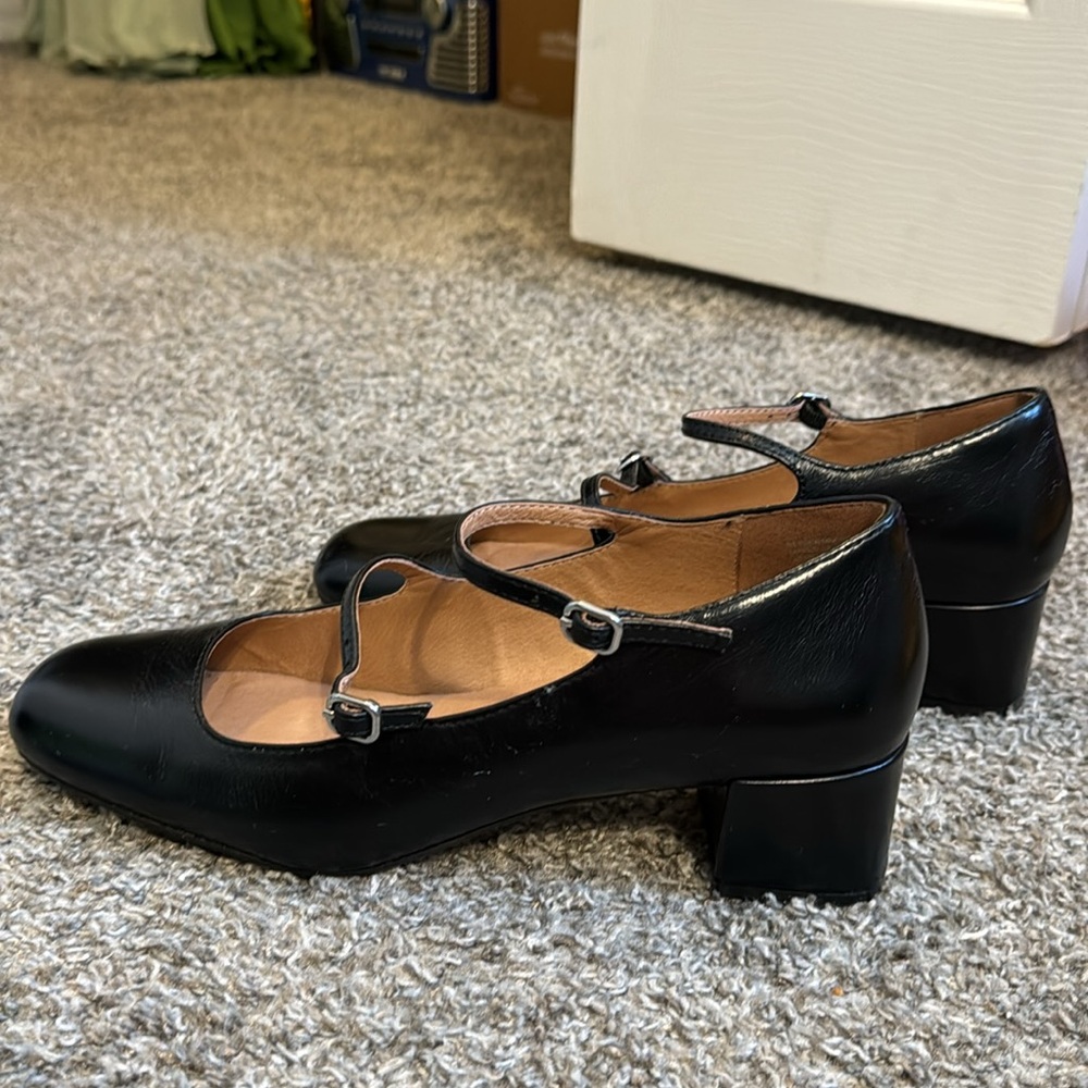 Madewell Nettie Mary Jane heels size 9.5 in black - Picture 5 of 7